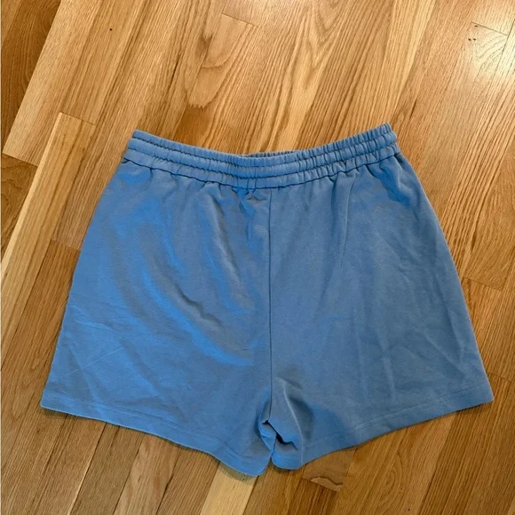 Blue cotton and polyester matching lounge set with adjustable tie: Womens L - Picture 9 of 12